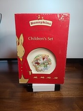 Royal Doulton Bunnykins Children's Set Of Porcelain China Plate, Bowl, Mug