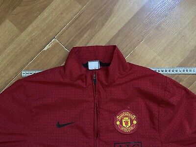 MANCHESTER UNITED 2009 2010 FOOTBAL SOCCER TRACK JACKET NIKE MANCHESTER UNITED 2009 2010 FOOTBAL SOCCER TRACK JACKET NIKE