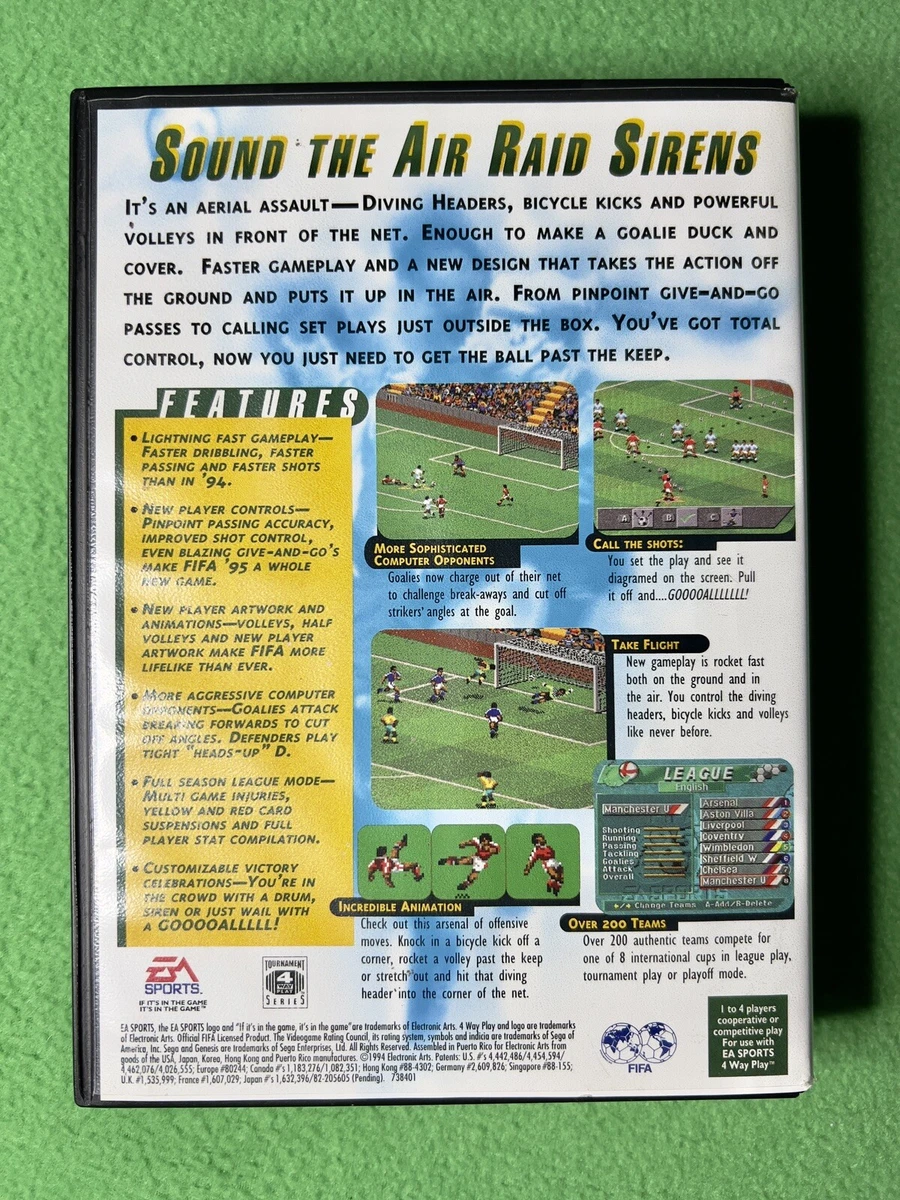 FIFA Soccer 95 (Genesis) Game Download