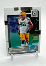 RATED ROOKIE CARD DEVONTE WYATT Green Bay Packers 2022 Panini Donruss Optic #255