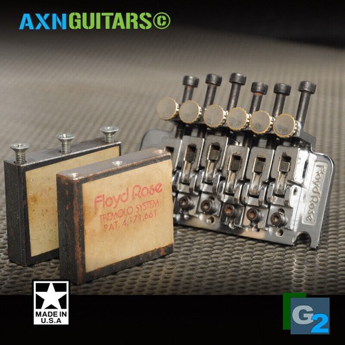 AXN Modelo84 Acero Crudo Años 80 FÓRMULA Bloque de Sostenibilidad Todas las Tallas 37 42 32mm Floyd Rose - Imagen 5 de 12