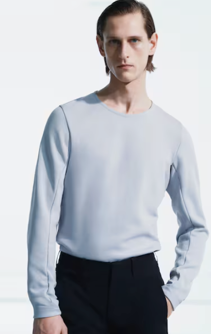 ARC'TERYX Maglione Arcteryx Veilance Graph lega grande MAPP lana merino bianco sporco LS