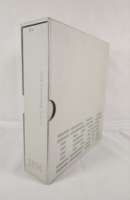 IBM Binder DOS Disk Operating System Reference 3.2 1986 1st Ed. (No ...