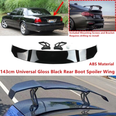 For 2003-2004 Mercury Marauder Gloss GT-Style Trunk Spoiler Wing