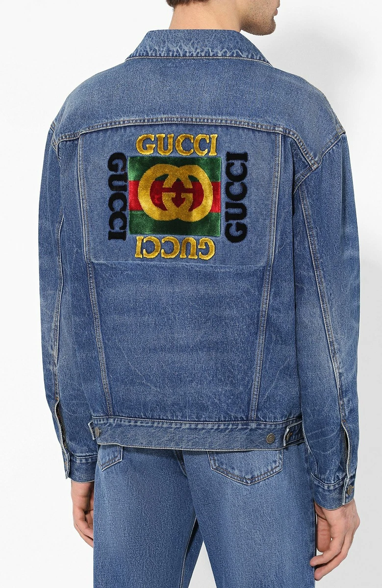 Denim jacket Gucci - NY Yankees™ patch denim jacket - 475024XRC854494