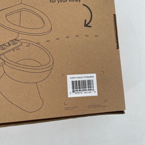TUSHY Classic 3.0 Bidet Toilet Seat Attachment A Non-Electric Self Platinum - Bild 6 von 6
