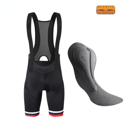 Men's Cycling Shorts Breathable with Dual Arrow Seat Cushion Adjustable Straps