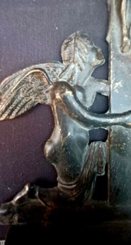 Vint Large Italian Holy Water Wall Font Pocket Catholic Crucifix Angels Cherub - Picture 5 of 7