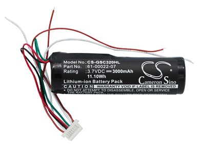Cameron Sino 3.7V 3000mAh Li-ion Replacement Battery For Garmin GPS, Navigator