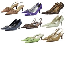 Decolte Scarpe eleganti cerimonia donna OUTLET -40% Matrimonio tacco basso pelle