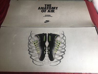 OFFICIAL NIKE AIR MAX 95 OG Light Box Display 2 Poster Combo