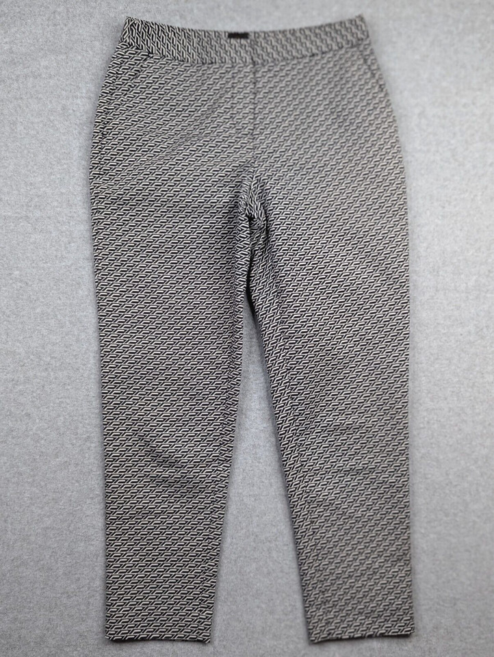 David Lawrence Pants Womens 8 Blue Capri Mid Rise Crop Event Work Casual Ladies