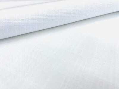 Thibaut InsideOut Linen Texture OUTDOOR Fabric- Bristol Snow White 2.5 yd W73418
