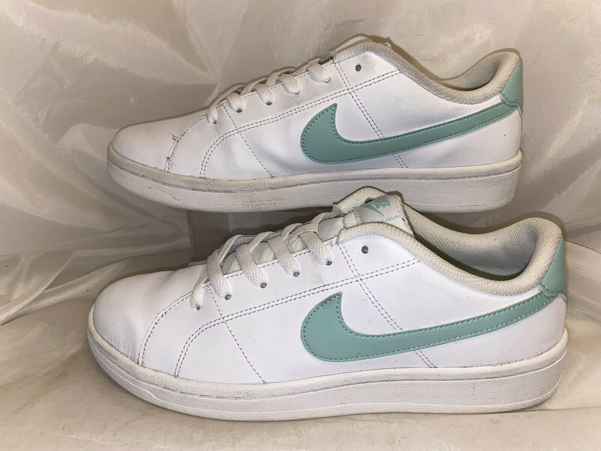 Nike Court Royale Sneakers Size 10 White Aqua *R
