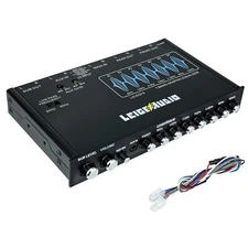 LG-EQ7A 7-Band Car Audio Graphic Equalizer with Front 3.5mm Aux Input, High