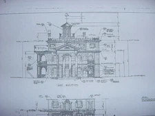 Disneyland Haunted Mansion blueprints (4) sheets