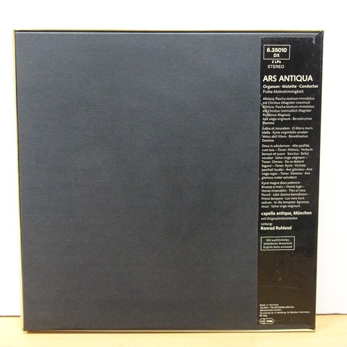 6 35010 VARIOUS Organ Motets KONRAD RUHLAND TELEFUNKEN STEREO 2LP BOX NM - Picture 2 of 7
