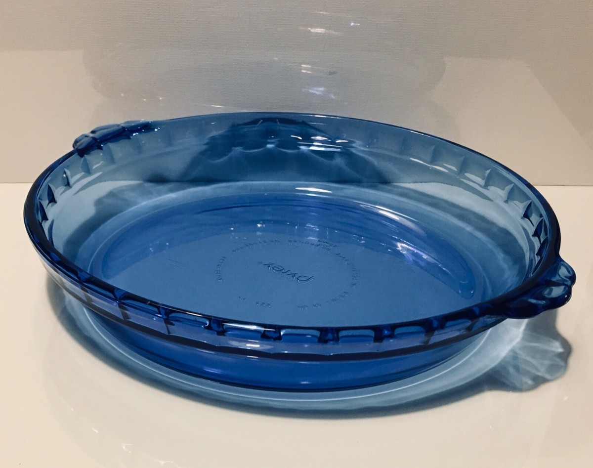 Cobalt Anchor Ovenware Deep Pie Plate Cobalt Blue Pyrex Pie Plate