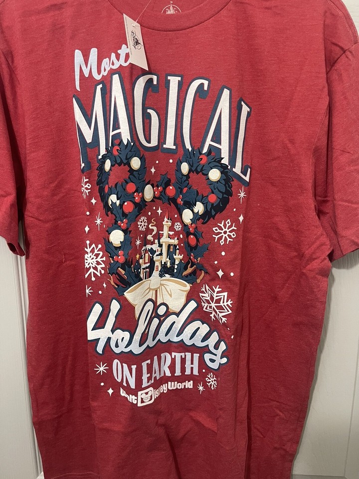 Walt Disney World Christmas 2024 Most Magical Holiday On Earth Shirt
