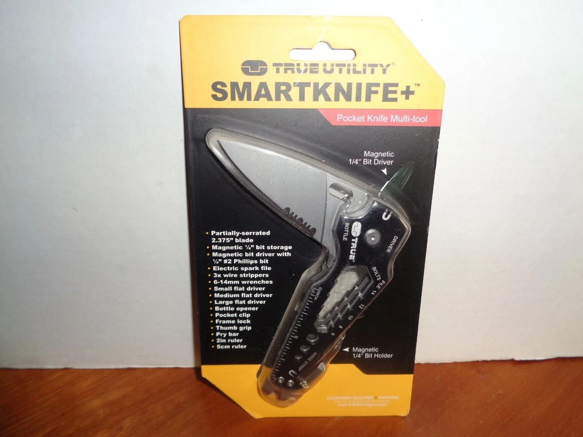 BRAND NEW TRUE UTILITY SMARTKNIFE+ 15 in one Multi Tool and Pocket Knife  Plus