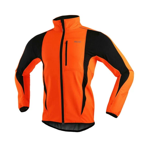 Men Winter Cycling Jacket Bike Jerseys MTB Windproof Waterproof Softshell Coat - - Picture 5 of 22