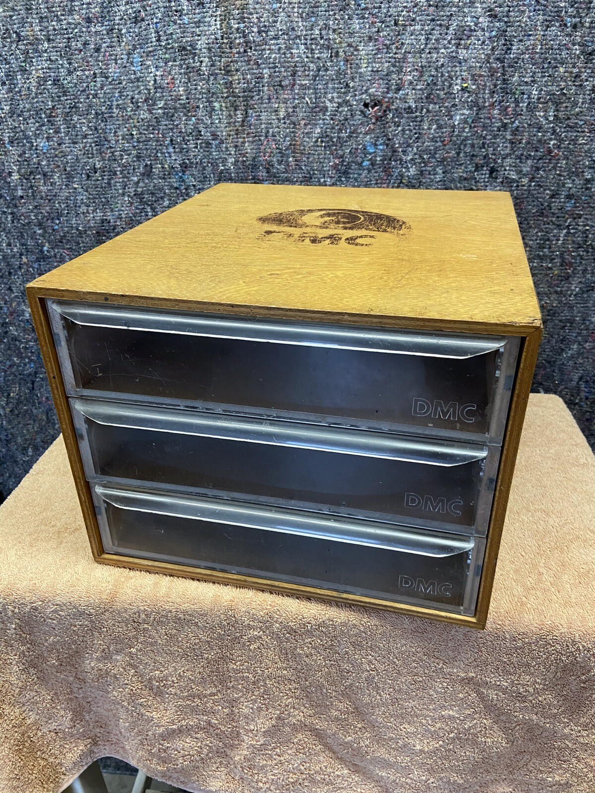 Vintage DMC Haberdashery Drawers DMC Threads Storage Crafting France eBay