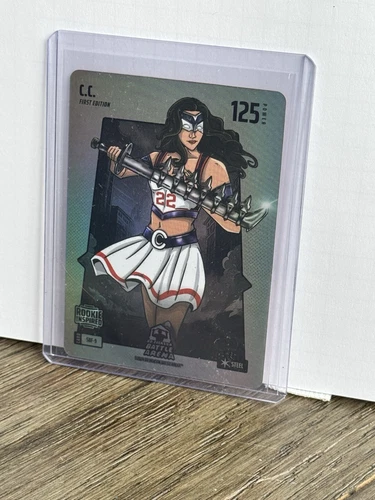 Caitlin Clark (C.C.) Silver Battle Foil (SBF-9) Bo Jackson Battle Arena 