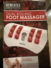 Homedics Massage Dual Rolling Foot Massager FMV-200 Open Box