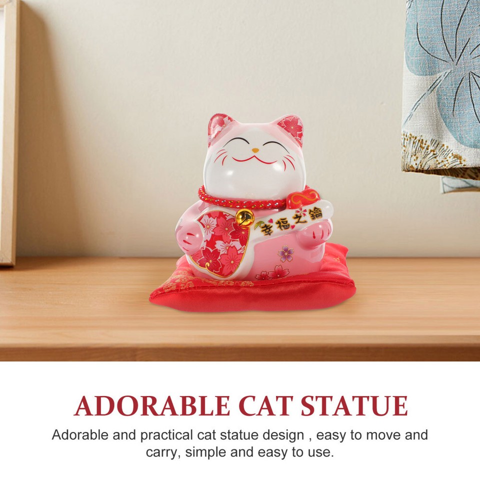 Cat Piggy Bank Luck Cat Coin Bank Cute Cat Shaped Money Pot eBay