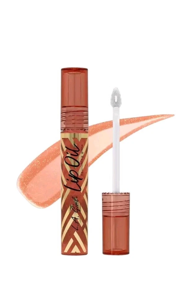 3 L.A. Aceite de labios para niñas, brillo nutritivo, GLC722/25/26 0,07 fl oz cada uno Foto 4 de 4