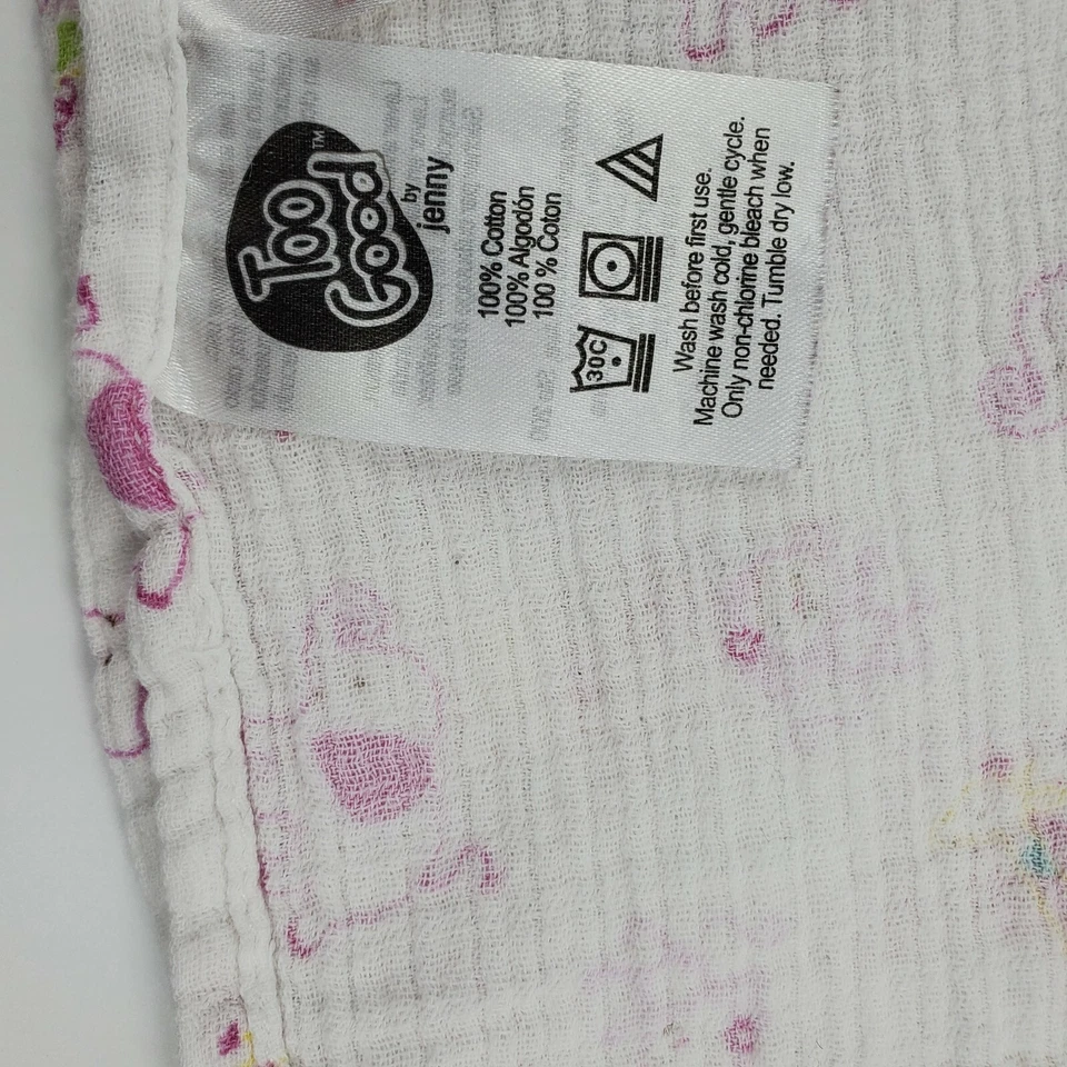 Manta To Good By Penny Jungle Swaddle Algodón Muselina Seguridad Bebé Rosa B21 Foto 4 de 4