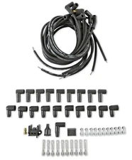 MSD Street Fire 5553 Spark Plug Wire Set, Black, Universal 8 Cyl 90 deg Sock/HEI