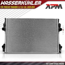 Radiatore acqua radiatore motore per Porsche Panamera 3.0 3.6 4.8L 2009-2016