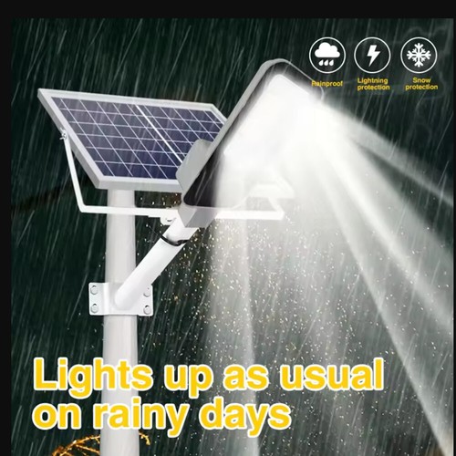 300m² Solar Street Light Dusk To Dawn Outdoor Spotlight Road Lamp Garden Pathway - Picture 6 of 16