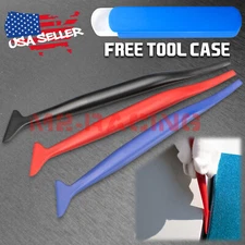 Micro Squeegee 3 Hardness Flexible Tuck Tools Car Window Tint Vinyl Wrapping Kit