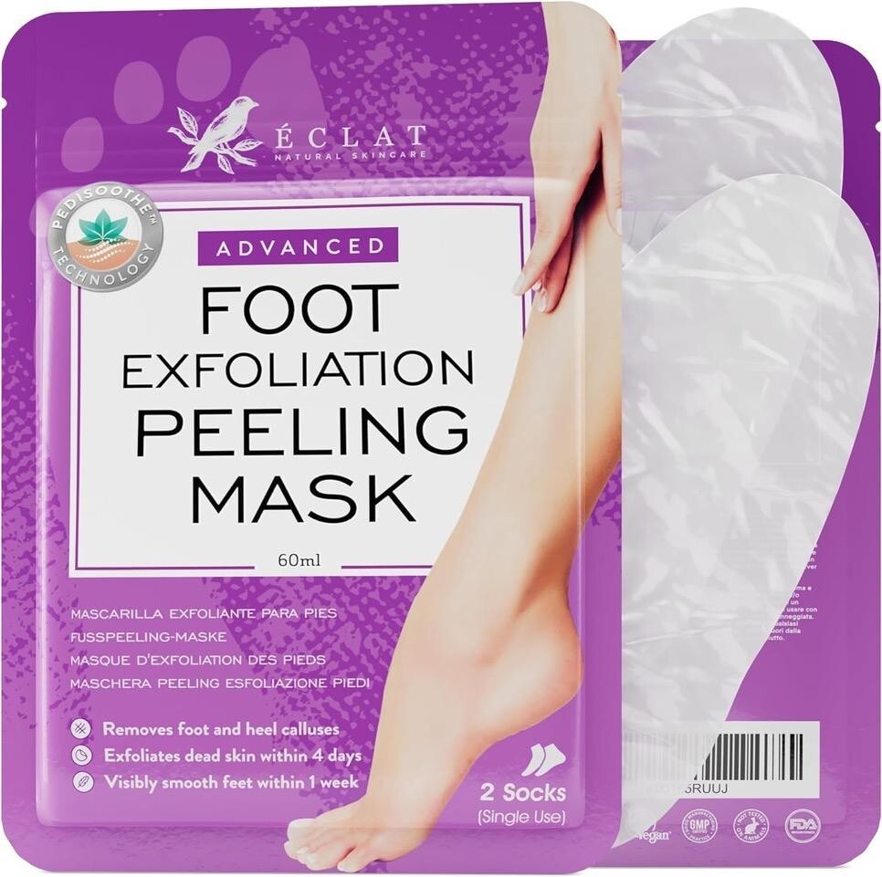 ECLAT ADVANCED FOOT EXFOLIATION PEELING MASK ANTIBACTERIAL 2 SOCKS 60ml