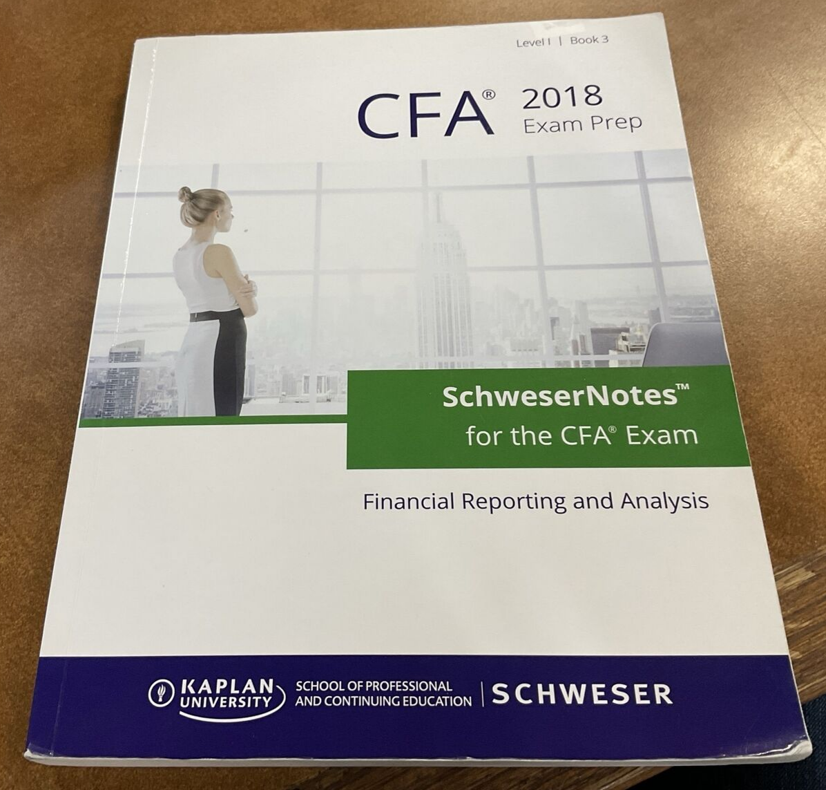 CFA 2018 Exam Prep SC Financial Reporting & Analysis SchweserNotes Level 1 Bk 3-image