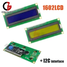 1602 LCD Display Module 16x2 Character HD44780 Controller Board w/ I2C Interface