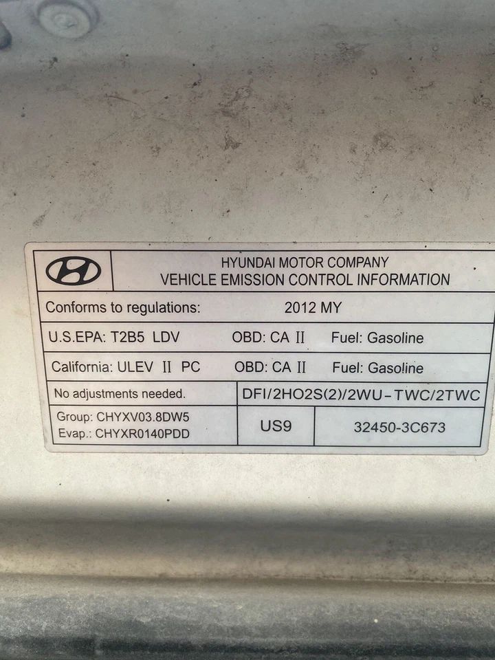 Conjunto completo do motor 2012-2014 Hyundai Genesis 3.8L-V6 - Imagem 2 de 3