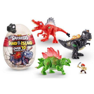 Smashers Dino Island Mini Egg Series 5 Prehistoric Discovery Toy with 10