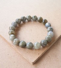 Natural 8mm Labradorite Stone Beaded Bracelet for Inspiration Spiritual Heal