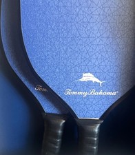 Tommy Bahama Pickleball Set 2 Wood Paddles Blue