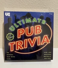 New Sealed University Games Ultimate Pub Trivia Board Game Team Trivia