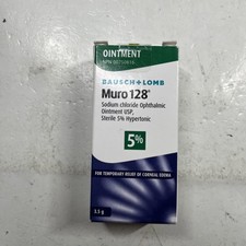 Bausch and Lomb Muro 128 - 5 Ointment, 0.12 Ounce / 3.5g EA. - EXP 12/2026