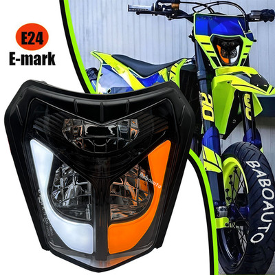 E24 Geprüft LED Scheinwerfer DRL für KTM 2017-2023 EXC XCW 250 450 500 SMC-R 690