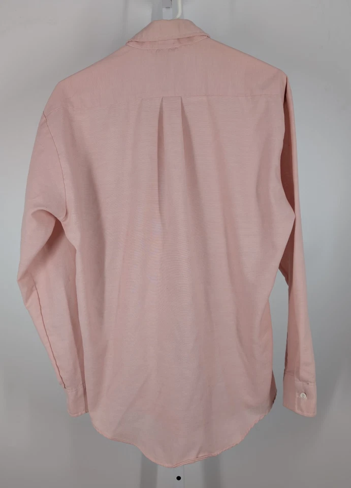 Camisa Rockabilly Rosa Bordada Pato Vintage Años 70 Talla M 15-15.5 Foto 3 de 4