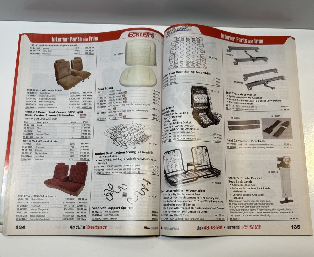 エルカミページ 2017 Catalog For 1959-87 El Camino | eBay