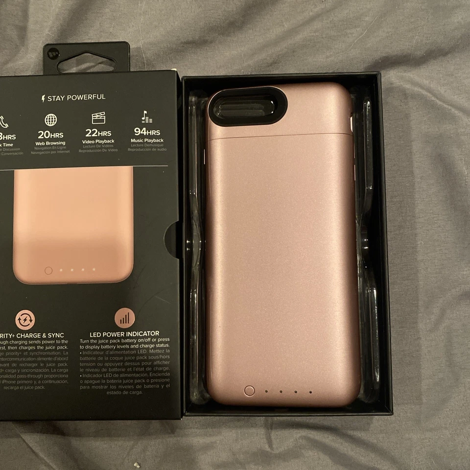 NIB Mophie Juice Pack Air iphone 7 plus Wireless 33 Hrs Battery Protective Case - Image 4 of 4