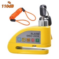 Motorbike Security Alarm Disc Lock Waterproof Brake Lock For Cycling Bike UK
