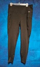 NWT EDDIE BAUER BLACK MIDWEIGHT HIGH RISE TRAIL TIGHT LEGGINGS SZ LG E116